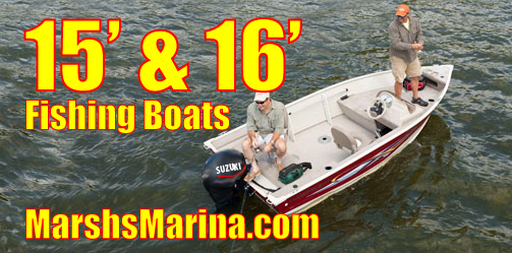 15' Fishing boat and 16' Fishing Boat Information, Specifications and Pricing