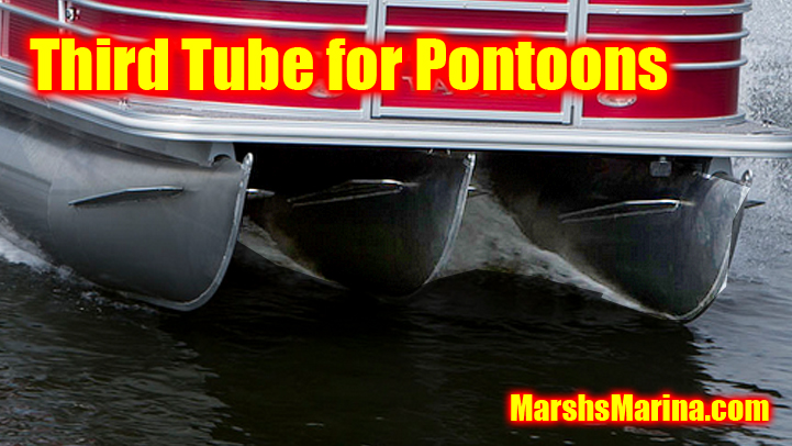 Third Tube for Pontoon Boats to create Tritoons