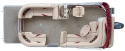 Sunchaser DS24 Cruise Pontoon Boat Top