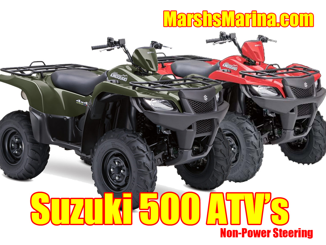 SUZUKI KING QUAD 500 AXi ATV's - Power Steering