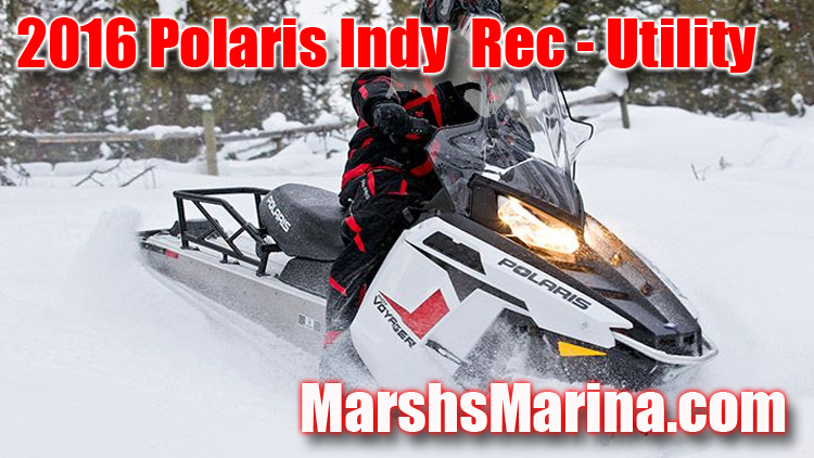 2016 Polaris Indy Rec - Utility Snowmobiles and Sleds