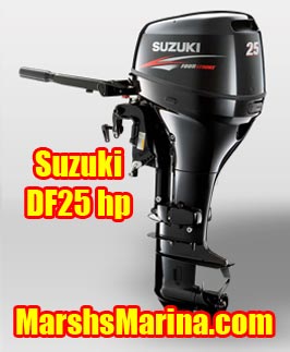 Suzuki DF25 EFI Tiller Four Stroke Outboard