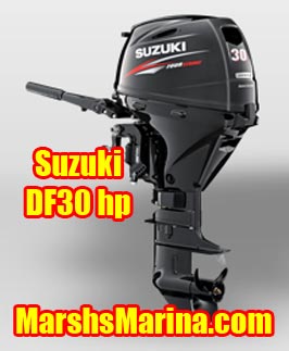 Suzuki DF30 EFI Tiller Four Stroke Outboard