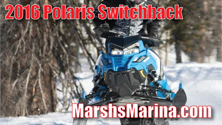 2016 Polaris Switchback Snowmobiles