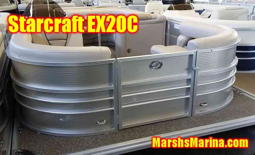 Starcraft EX20C Pontoon Boat Silver