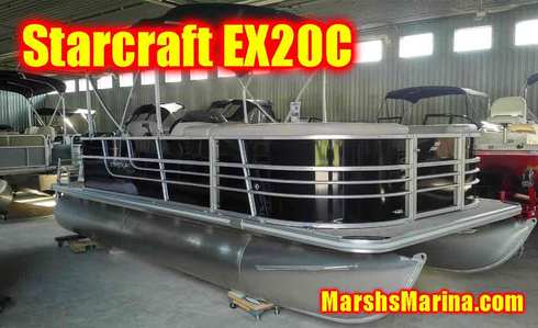 Starcraft EX20C Pontoon Boat - SeaWeave Floor