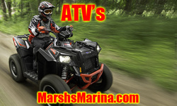 ATV's by Polaris and Suzuki