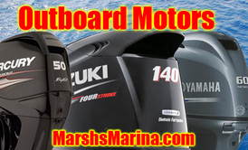 Outboard Motors by Mercury, Yamaha and Suzuki