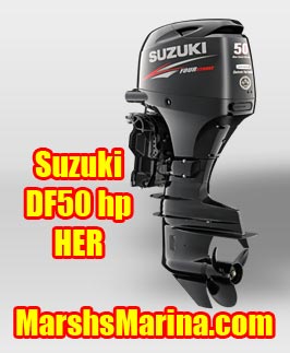 Suzuki DF50 hp HER Four Stroke Outboard